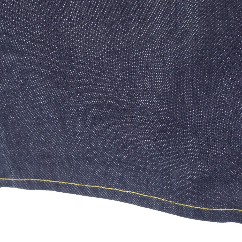 LOUIS VUITTON(ルイヴィトン) モノグラム フラワー刺繍 ワイド ストレートデニムパンツ インディゴ RM121M MKDP01CQU