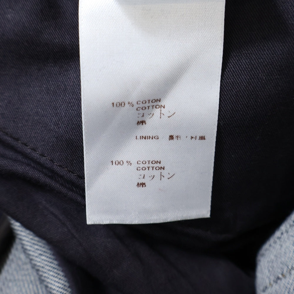 LOUIS VUITTON(ルイヴィトン) モノグラム フラワー刺繍 ワイド ストレートデニムパンツ インディゴ RM121M MKDP01CQU