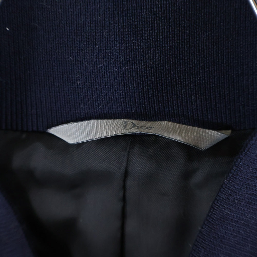 Dior HOMME(ディオールオム) 襟ストライプ ナイロンジャケット ブルゾン グリーン 533C229A3189