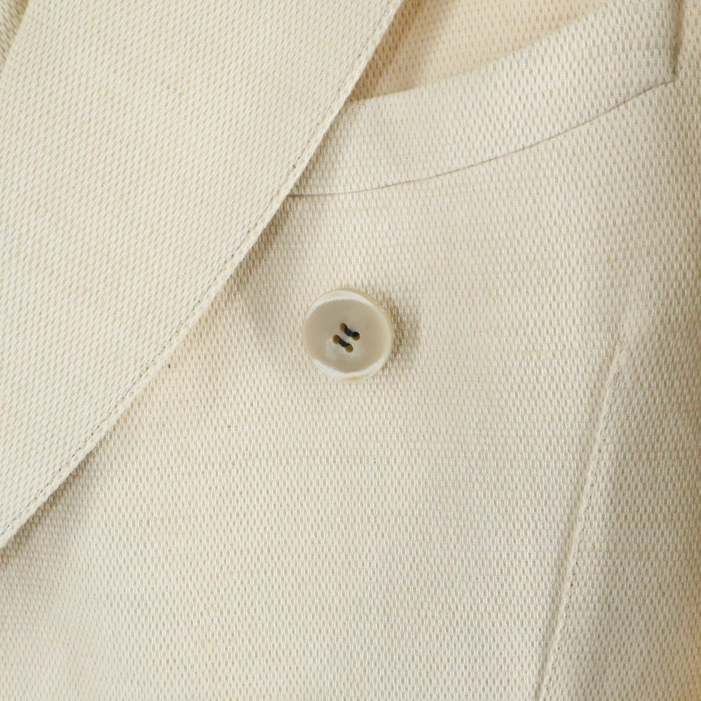 FENDI(フェンディ) ジュート混 ダブルブレスト ジャケット ベージュ FJ0513 HJ3