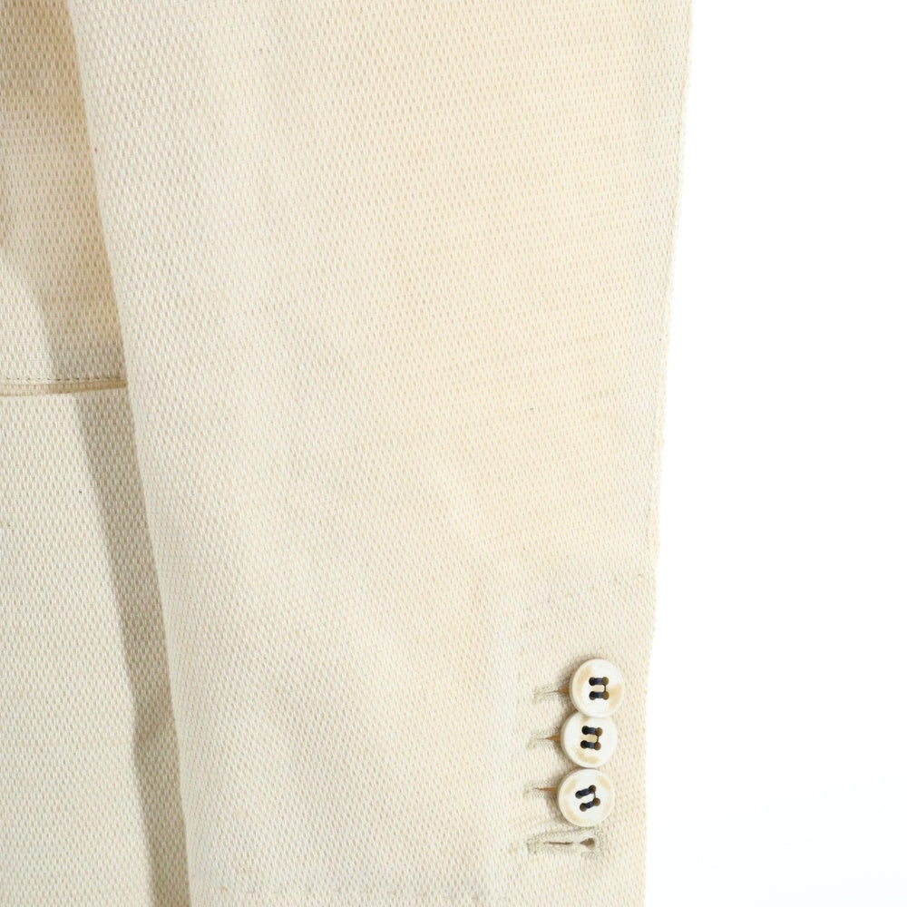 FENDI(フェンディ) ジュート混 ダブルブレスト ジャケット ベージュ FJ0513 HJ3