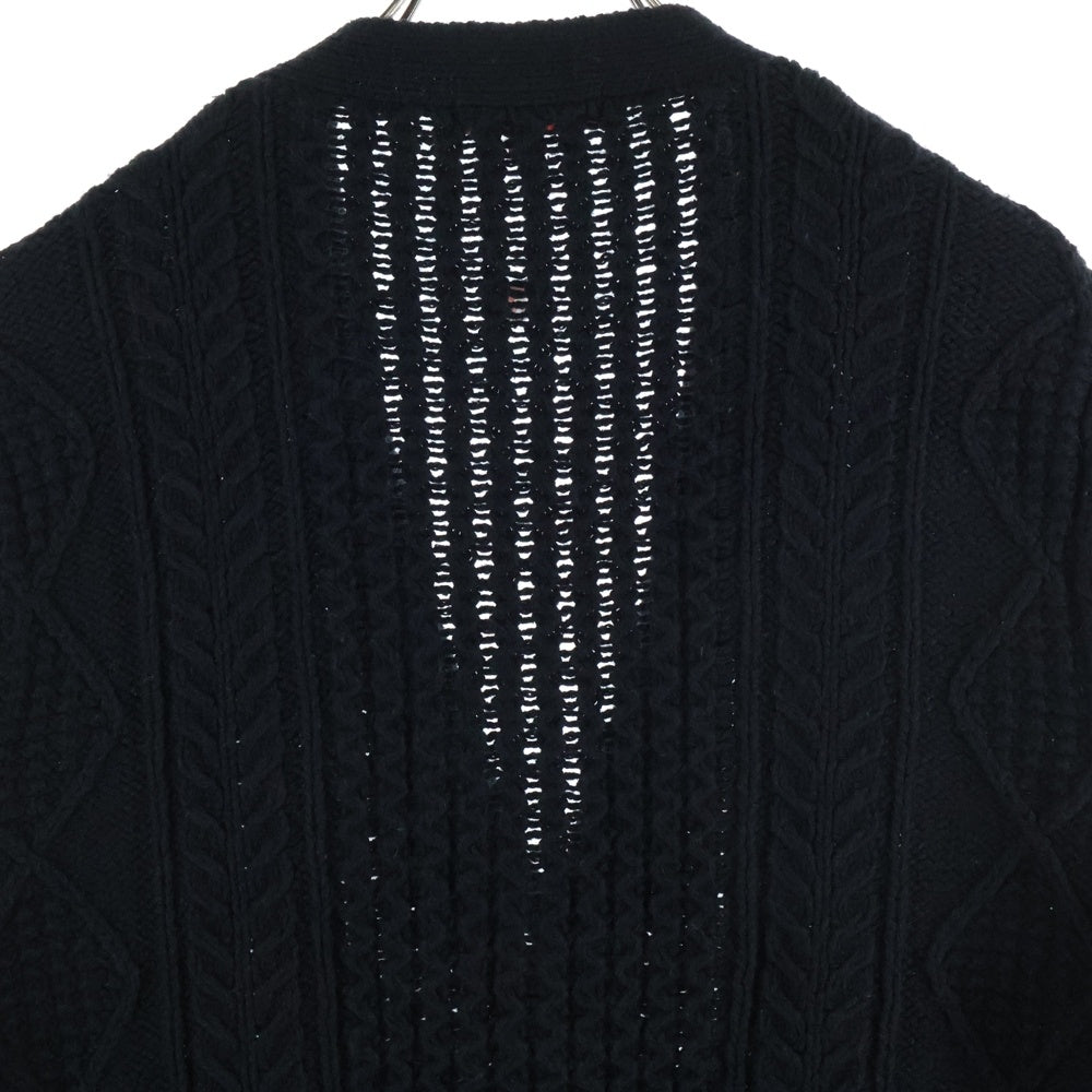 SUPREME(シュプリーム) 16AW Cable Knit Cardigan ケーブルニット カーディガン ブラック