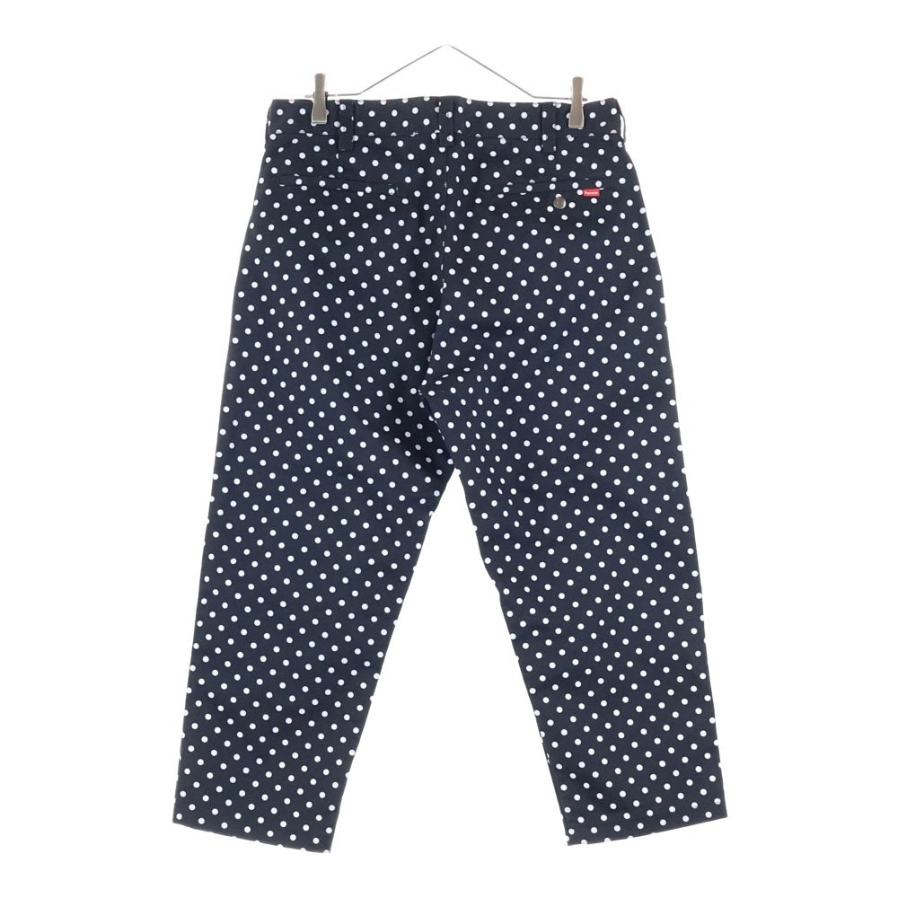SUPREME(シュプリーム) 18AW Work Pant Polka Dot ポルカドット ワークパンツ ブラック/ホワイト