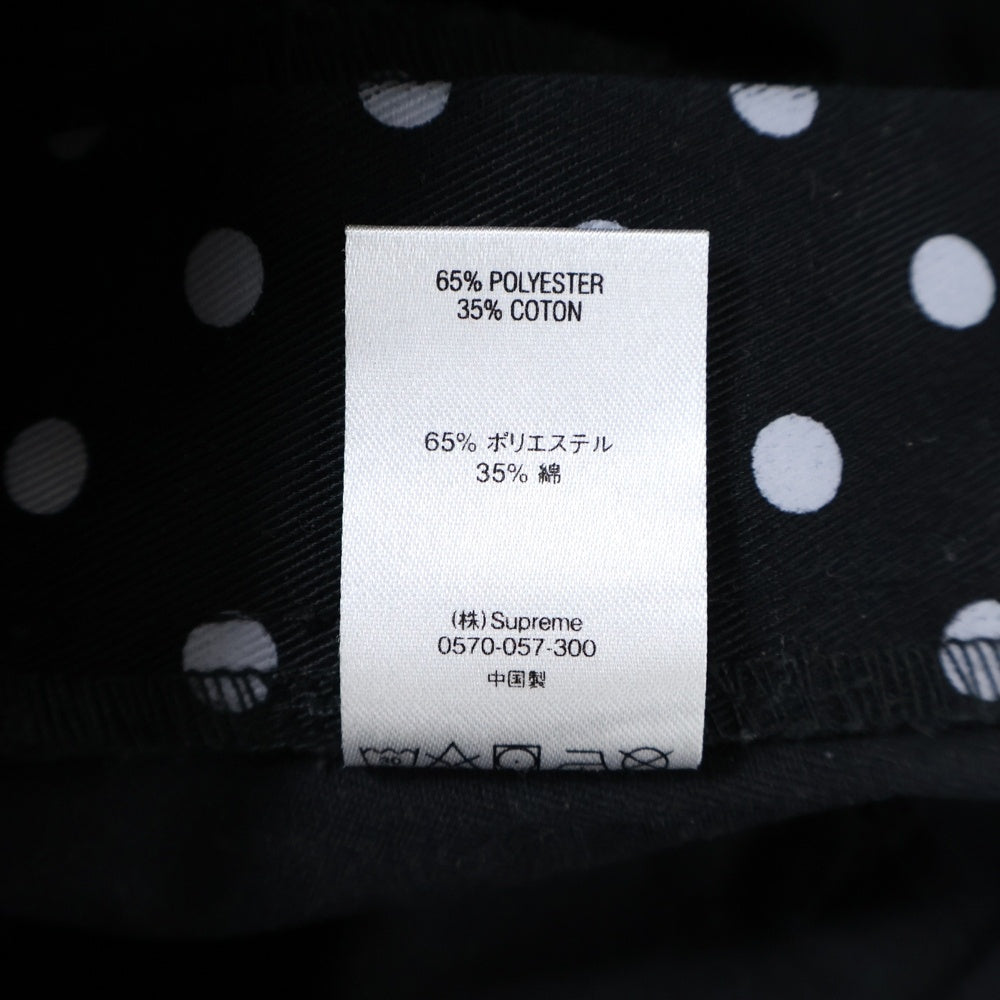 SUPREME(シュプリーム) 18AW Work Pant Polka Dot ポルカドット ワークパンツ ブラック/ホワイト
