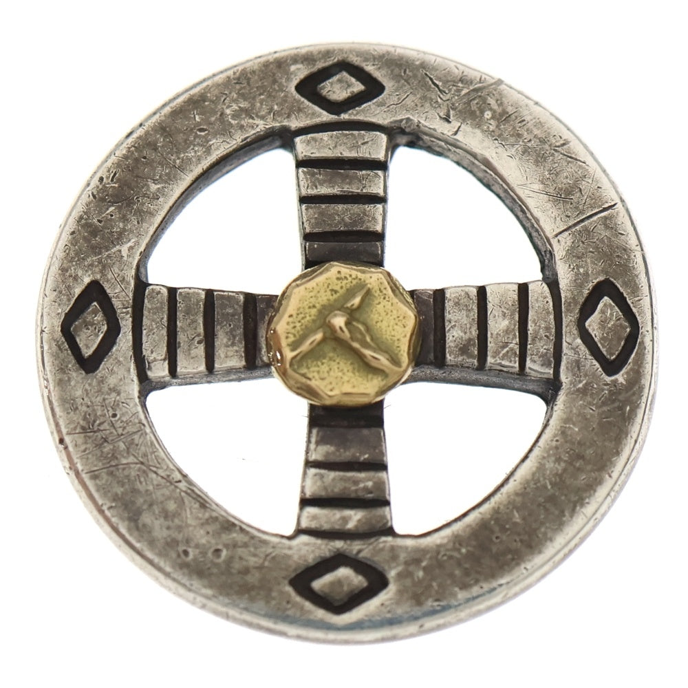 TADY & KING(タディアンドキング) レギュラーホイールSV K18 GPロングホーン ペンダントトップ シルバー/ゴールド