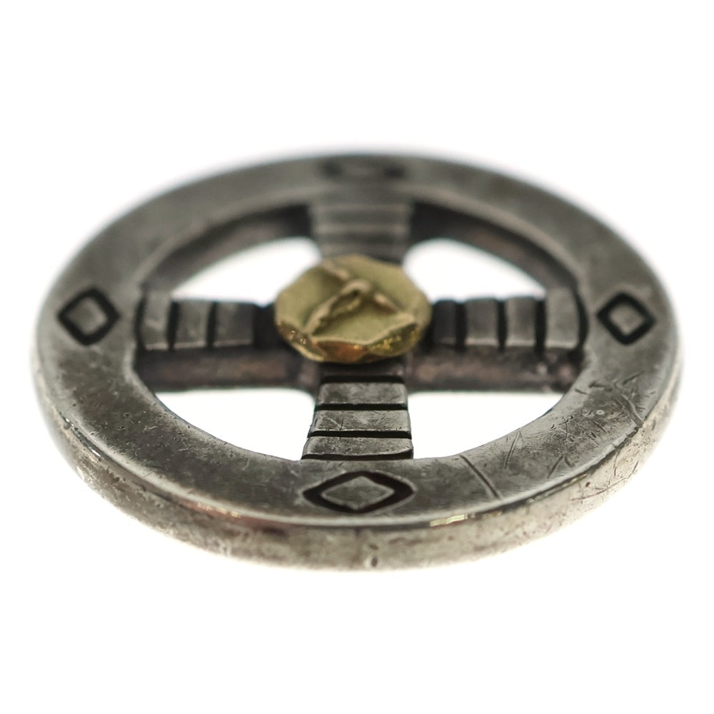 TADY & KING(タディアンドキング) レギュラーホイールSV K18 GPロングホーン ペンダントトップ シルバー/ゴールド