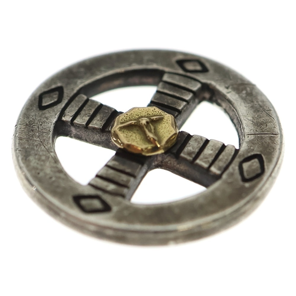 TADY & KING(タディアンドキング) レギュラーホイールSV K18 GPロングホーン ペンダントトップ シルバー/ゴールド