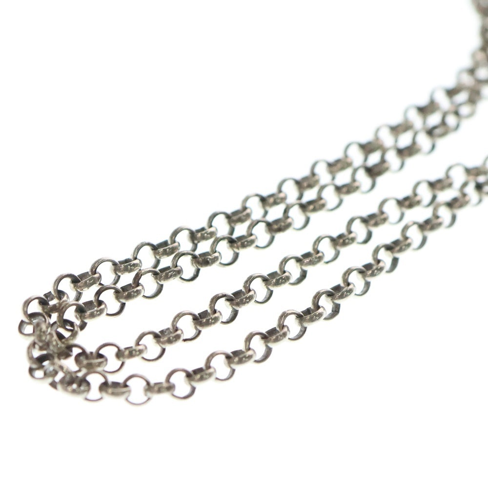 CHROME HEARTS(クロムハーツ) RL CHAIN 6PT STAR R18 ロールチェーン スター ネックレス 18inch シルバー