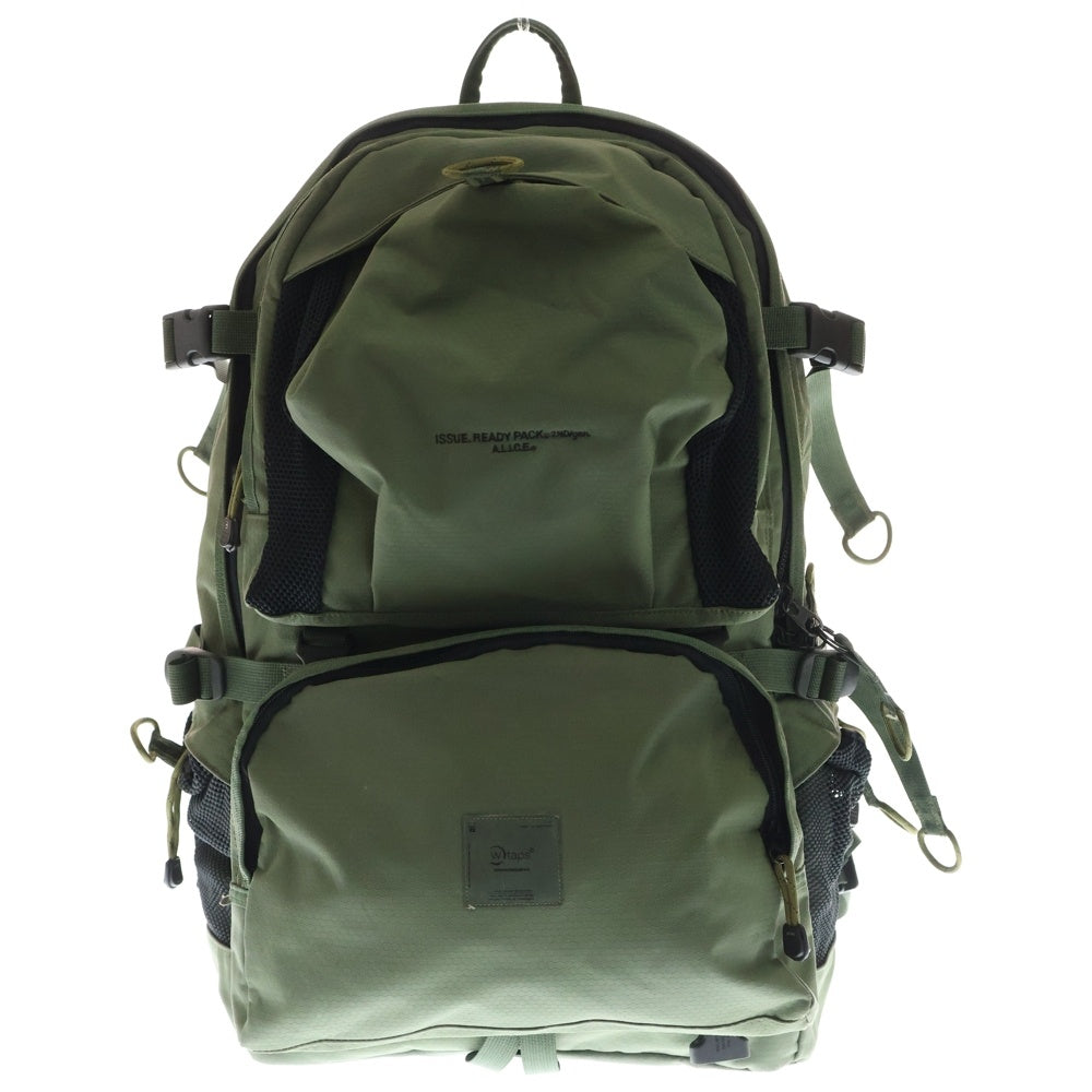 WTAPS(ダブルタップス) ×PORTER 2000 READY PACK ALICE 2nd GEN ×ポーター レディーパック アリス セカンドゲン バックパック リュック オリーブ Y-335413