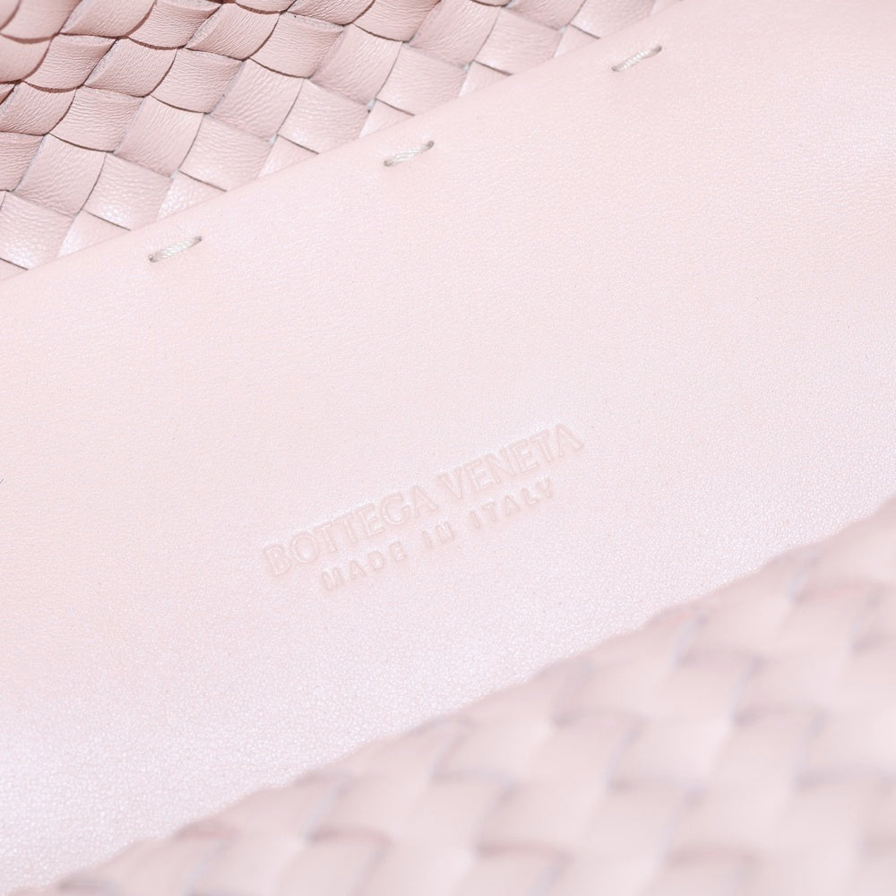 BOTTEGA VENETA(ボッテガヴェネタ) ミニ カバ ポーチ付き イントレチャート ラムスキンレザー 2WAY ショルダーバッグ ハンドバッグ ロータス 781670