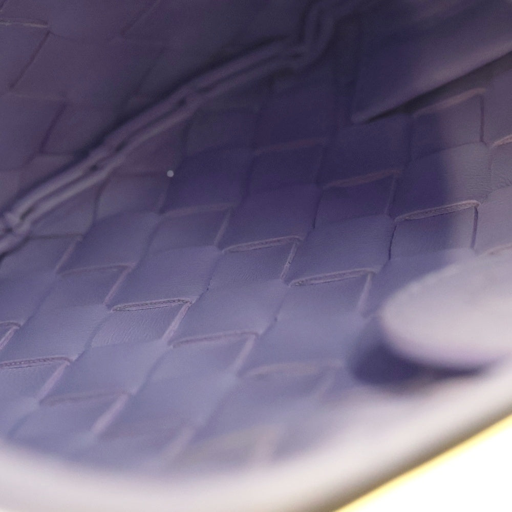 BOTTEGA VENETA(ボッテガヴェネタ) 22SS 2WAY ミニサーディン クラシック イントレチャート レザー ショルダーバッグ ハンドバッグ パープル レディース 716082