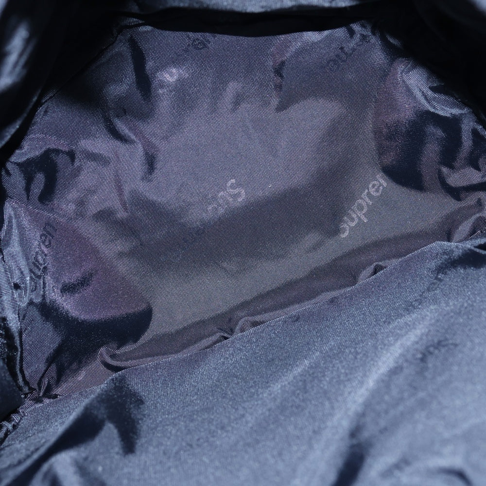 SUPREME(シュプリーム) 18AW Backpack ボックスロゴ ロゴプリント キルティング バックパック リュックサック ブラック