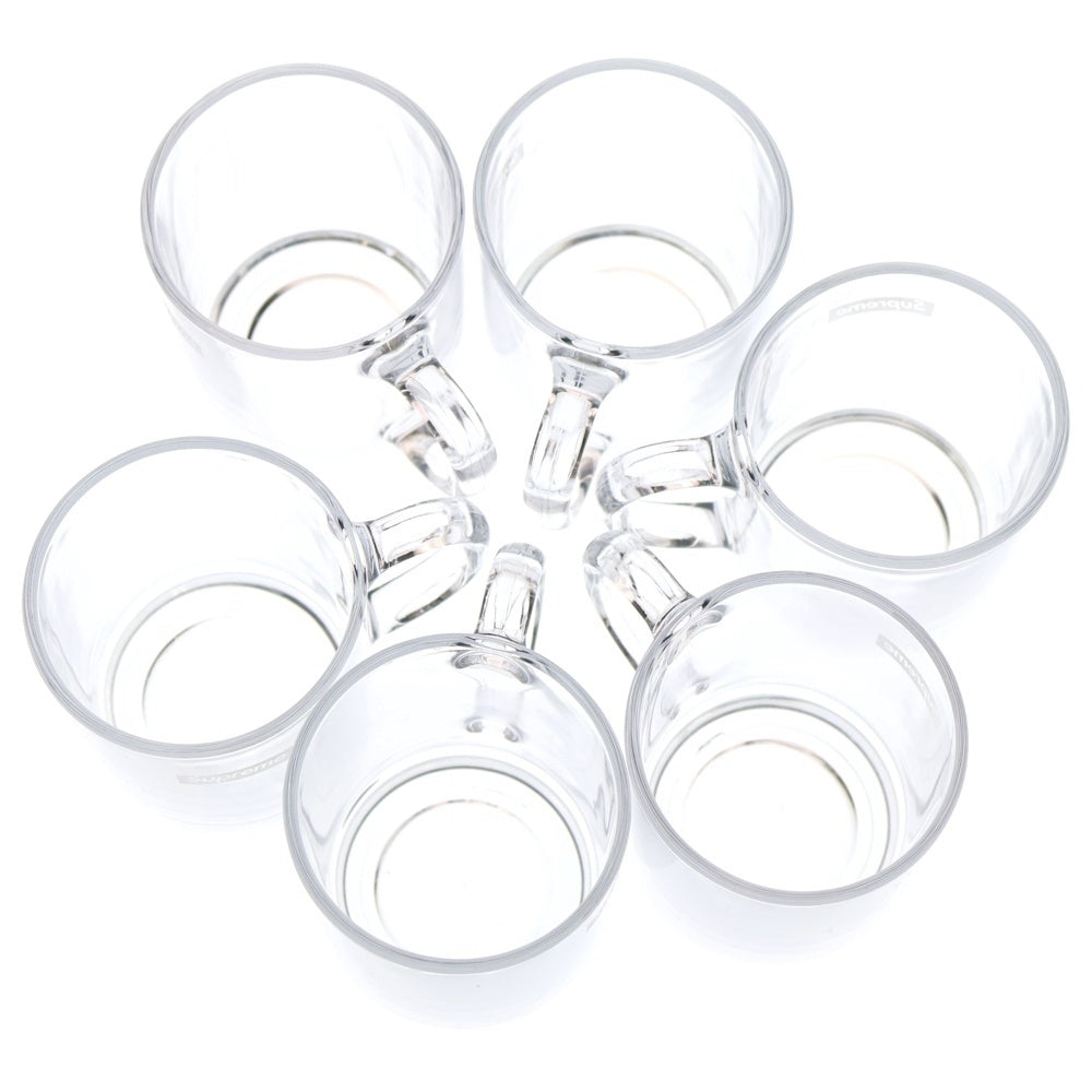 SUPREME(シュプリーム) ×Duralex Glass Mugs Set Of 6 Clear デュラレックス グラス マッグ 6セット クリア