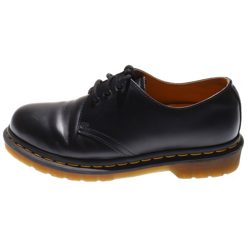 Dr.Martens(ドクターマーチン) 3ホール イエローステッチ レザードレスシューズ ブラック 11838