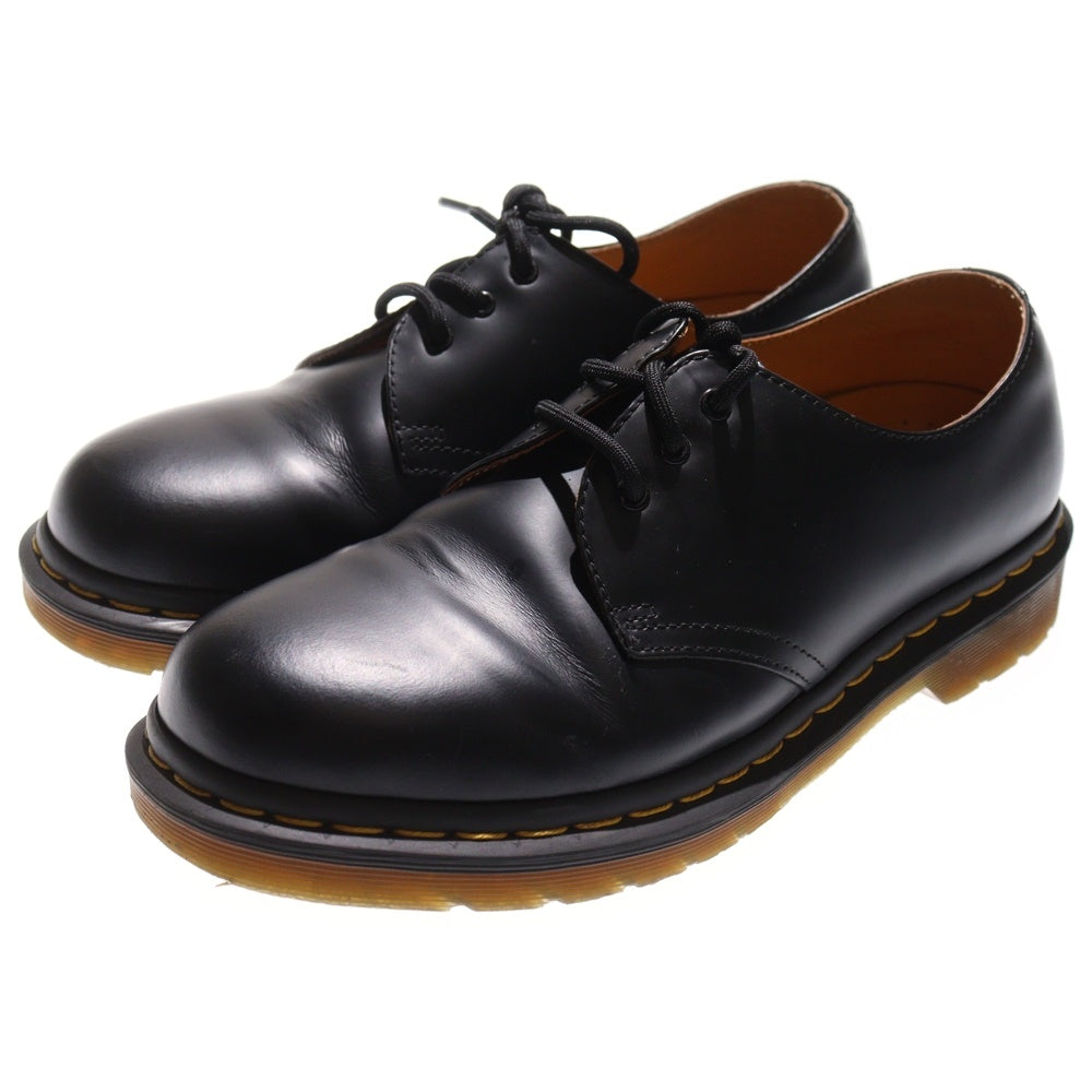 Dr.Martens(ドクターマーチン) 3ホール イエローステッチ レザードレスシューズ ブラック 11838