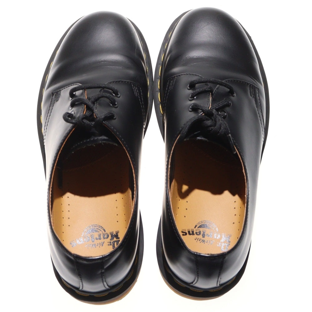 Dr.Martens(ドクターマーチン) 3ホール イエローステッチ レザードレスシューズ ブラック 11838
