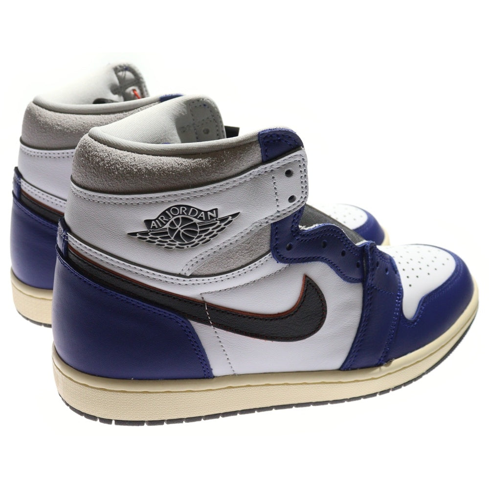 NIKE(ナイキ) AIR JORDAN 1 HIGH OG RARE AIR DEEP ROYAL BLUE エアジョーダン1 ハイ OG レア エア ディープロイヤルブルー ハイカットスニーカー US9.5/27.5cm DZ5485-100