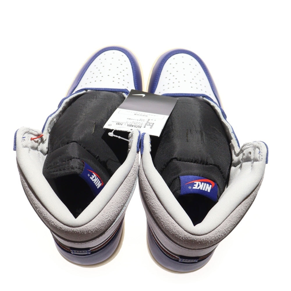 NIKE(ナイキ) AIR JORDAN 1 HIGH OG RARE AIR DEEP ROYAL BLUE エアジョーダン1 ハイ OG レア エア ディープロイヤルブルー ハイカットスニーカー US9.5/27.5cm DZ5485-100