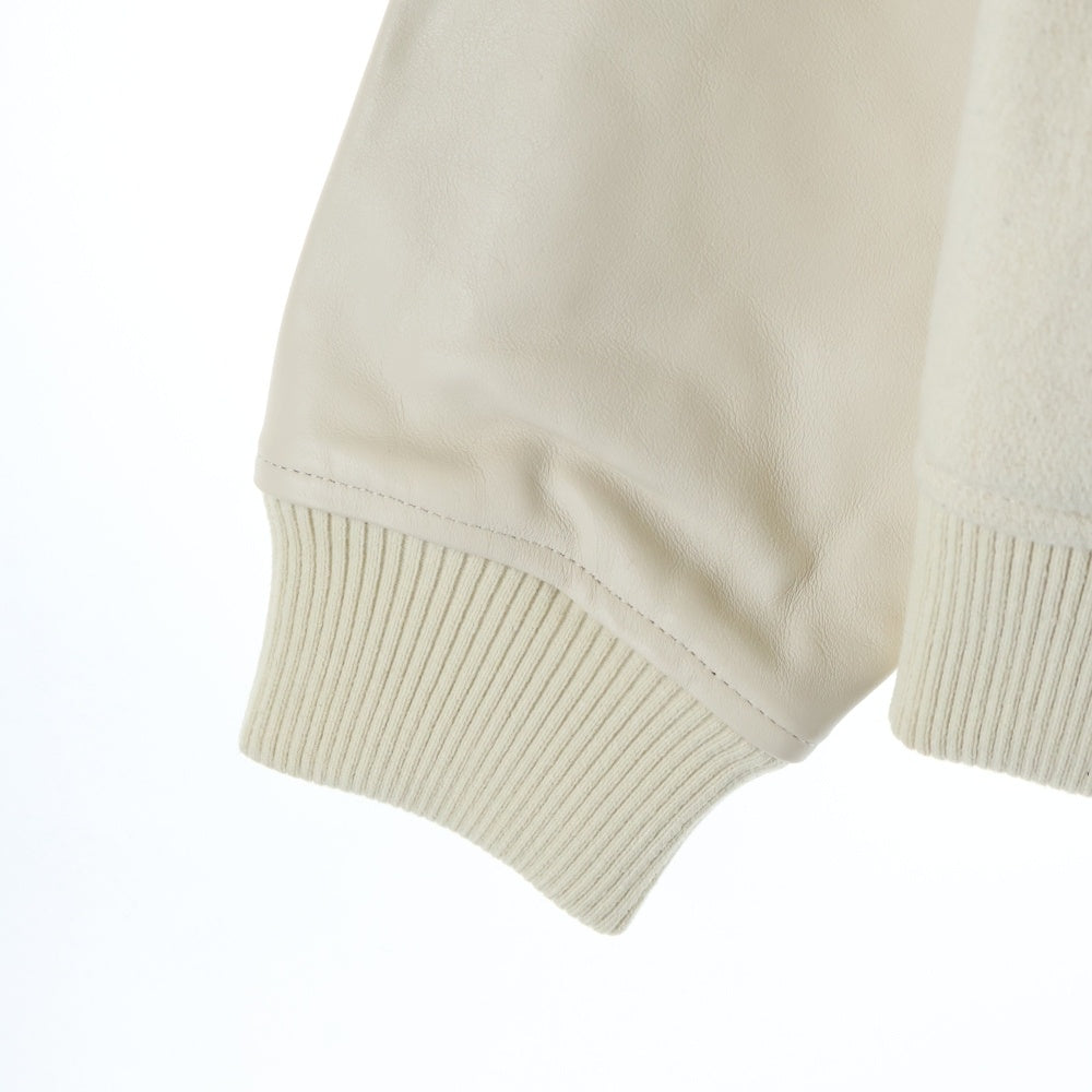 SUPREME(シュプリーム) 17AW × Mark Gonzales Gonz Ramm Varsity Jacket マーク・ゴンザレス ゴンズラム バーシティジャケット スタジャン ブルゾン ホワイト