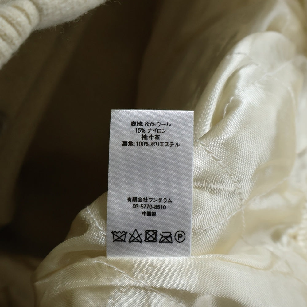 SUPREME(シュプリーム) 17AW × Mark Gonzales Gonz Ramm Varsity Jacket マーク・ゴンザレス ゴンズラム バーシティジャケット スタジャン ブルゾン ホワイト