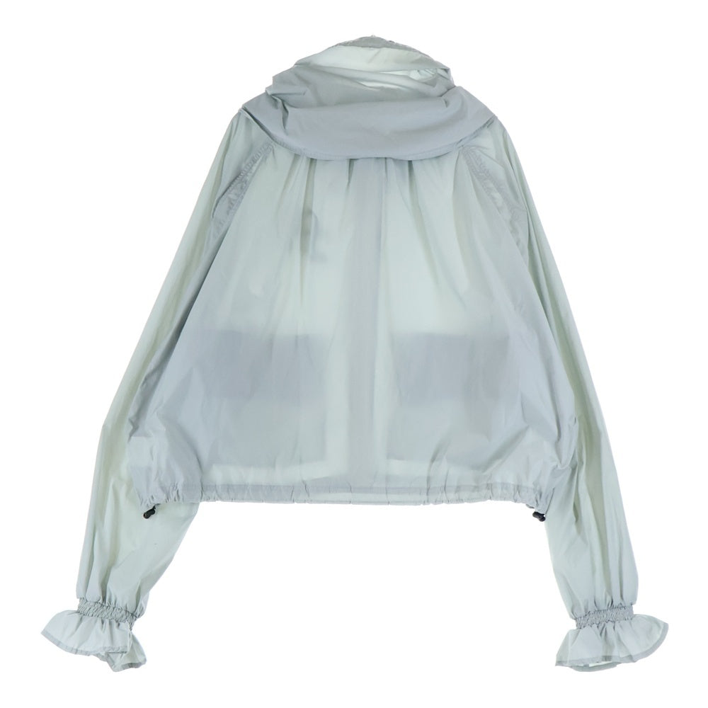 MASU(エムエーエスユー) 23AW NYLON HOODED JACKET ジップアップナイロンジャケット フーディー グレー MFFW-BL0923