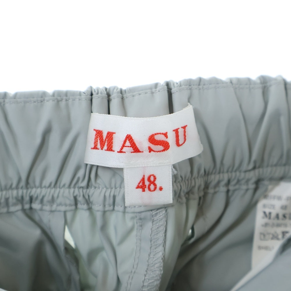 MASU(エムエーエスユー) 23AW NYLON BALLON PANT ナイロン バルーン パンツ グレー MFFW-PT1923