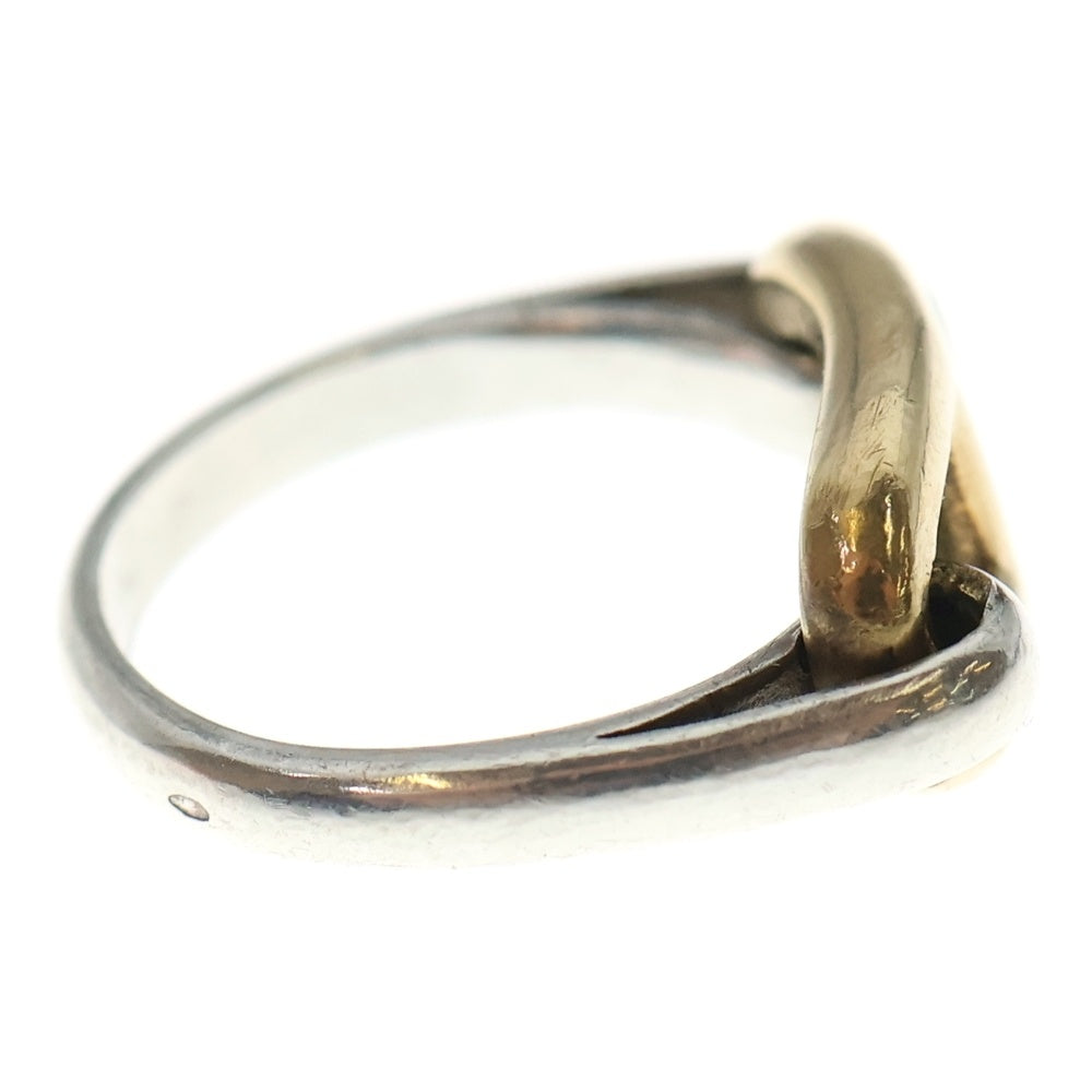 HERMES(エルメス) ヴィンテージ シェーヌダンクル コンビリング シルバー/ゴールド