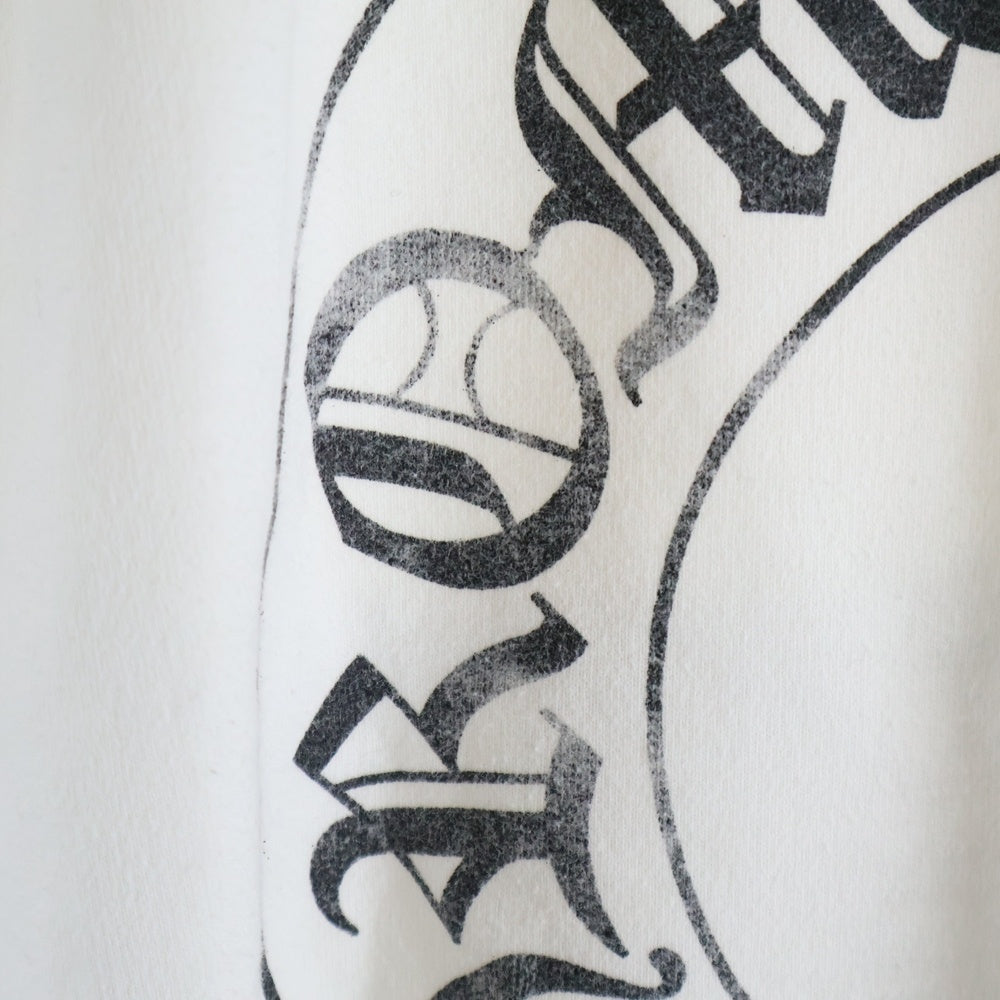 CHROME HEARTS(クロムハーツ) ×MATTY BOY Chomper Horseshoe Hoodie マッティボーイ チョンパーホースシュー スウェットプルオーバーフーディーパーカー ホワイト