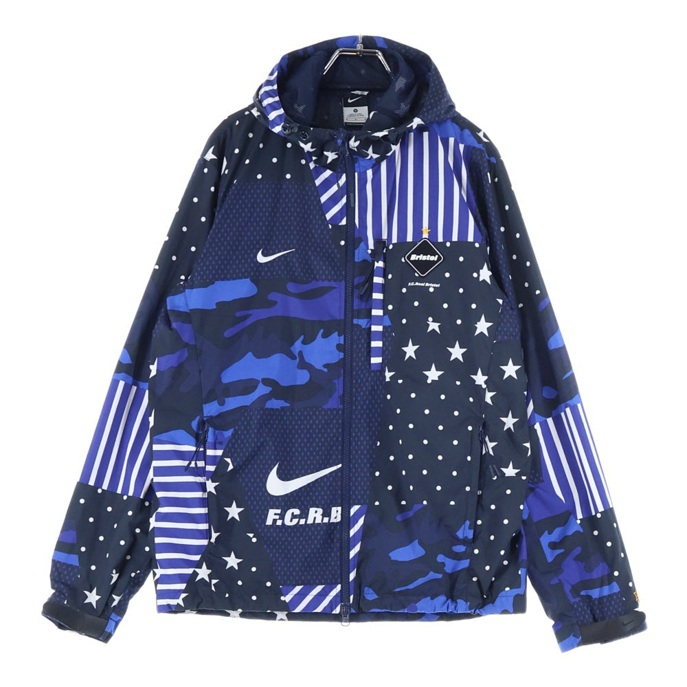 F.C.R.B.(エフシーアールビー) 16SS ×ナイキ ウーブン プラクティス ジップアップジャケット フーディー 823120-450