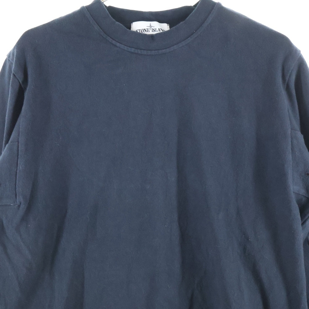 STONE ISLAND(ストーンアイランド) コットンフライ クルーネックスウェットトレーナー ブラック 671564258