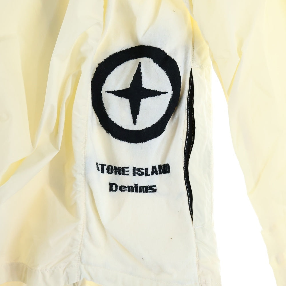 STONE ISLAND(ストーンアイランド) サイド コットン切替 ナイロン ジャケット アイボリー 42144419