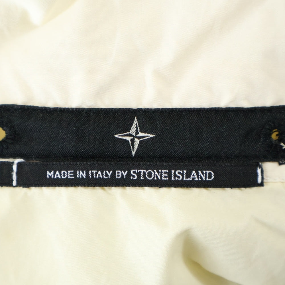 STONE ISLAND(ストーンアイランド) サイド コットン切替 ナイロン ジャケット アイボリー 42144419