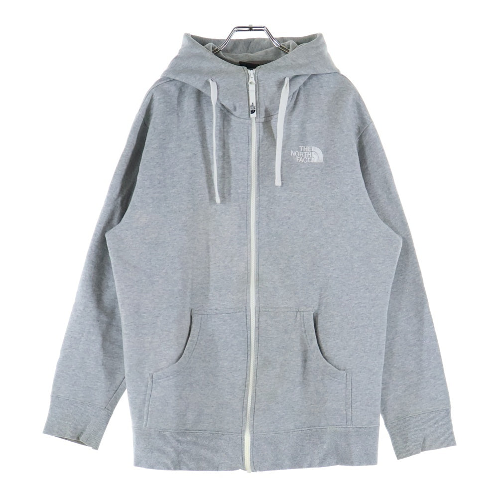 THE NORTH FACE(ザノースフェイス) フード ロゴ刺繍 リアビュー フルジップ フーディグレー NT61440