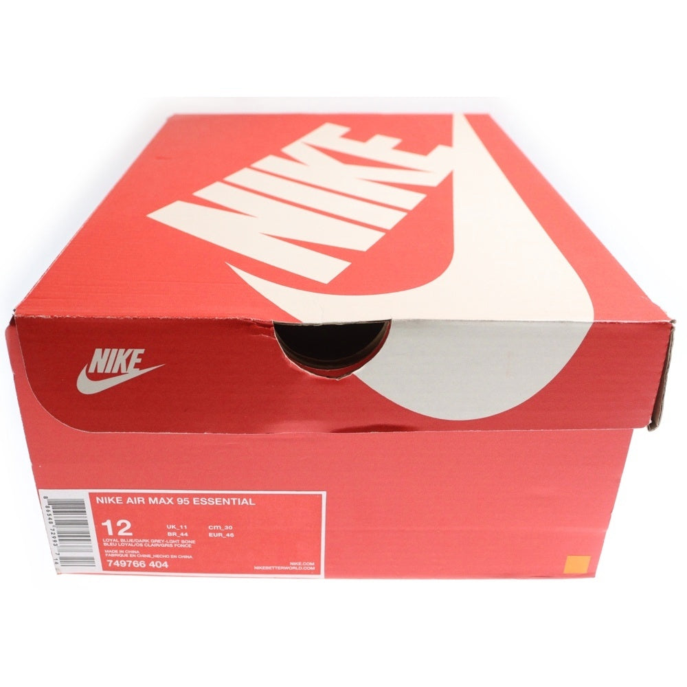 NIKE(ナイキ) 【観賞用 2016年製】AIR MAX 95 ESSENTIAL エアマックス95 エッセンシャル ローカットスニーカー ブルー US12/30cm 749766-404