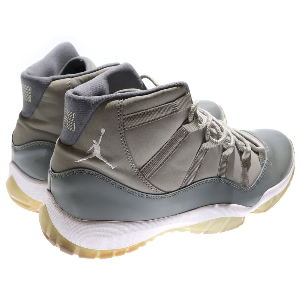 NIKE(ナイキ) 【鑑賞用 2010年製】AIR JORDAN 11 RETRO HIGH COOL GREY エアジョーダン11 レトロ ハイカットスニーカー グレー US12/30cm 378037-001