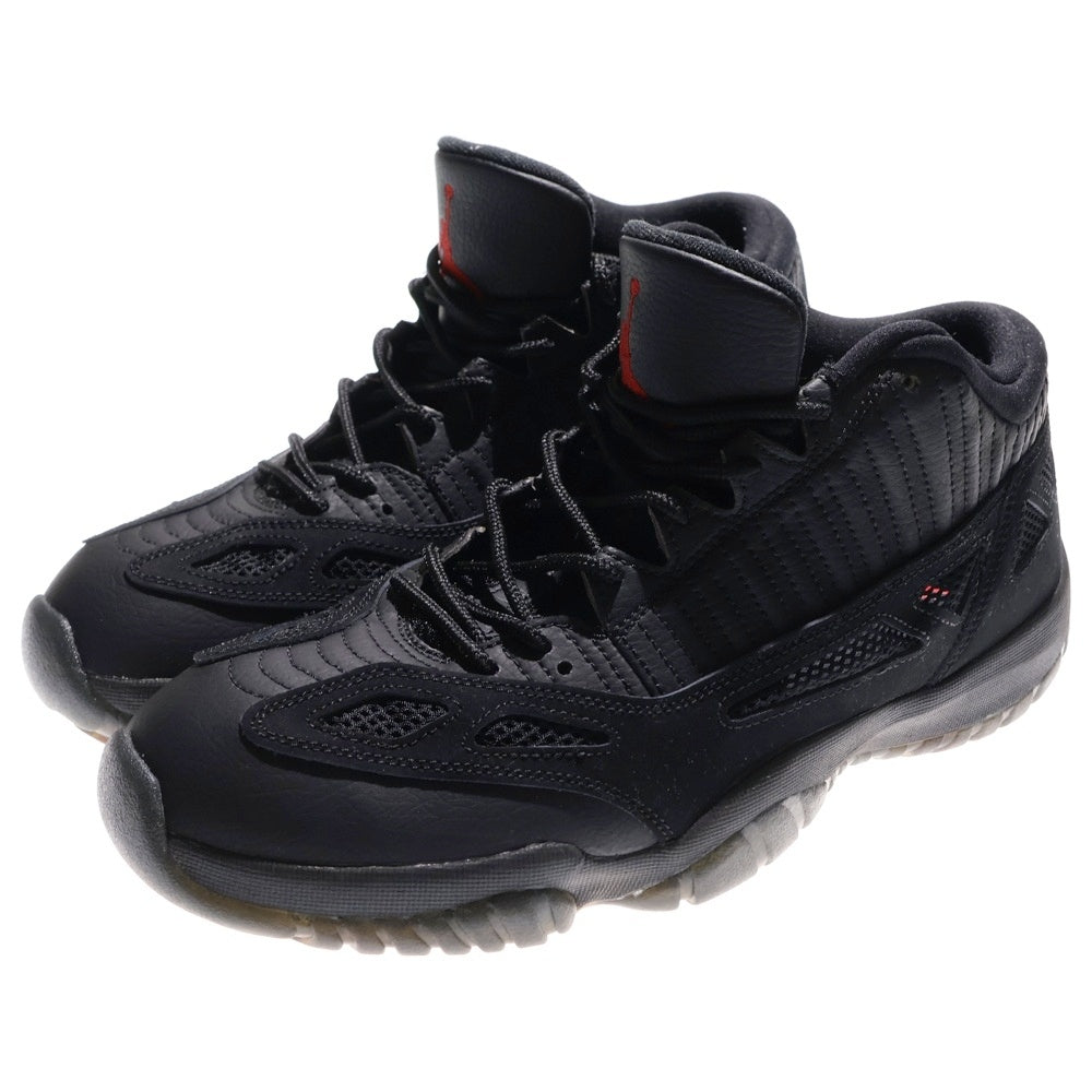 NIKE(ナイキ) 【鑑賞用 2015年製】AIR JORDAN 11 RETRO LOW IE REFEREE エアジョーダン11 レトロ レフェリー ローカットスニーカー ブラック US12/30cm 306008-003