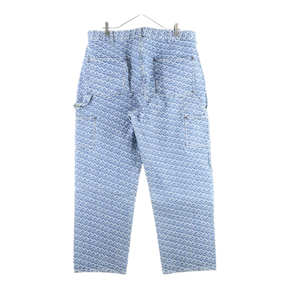 SUPREME(シュプリーム) 21AW Monogram Double Knee Painter Pant モノグラム ダブルニー デニム ペインター パンツ