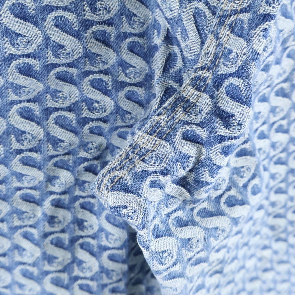 SUPREME(シュプリーム) 21AW Monogram Double Knee Painter Pant モノグラム ダブルニー デニム ペインター パンツ