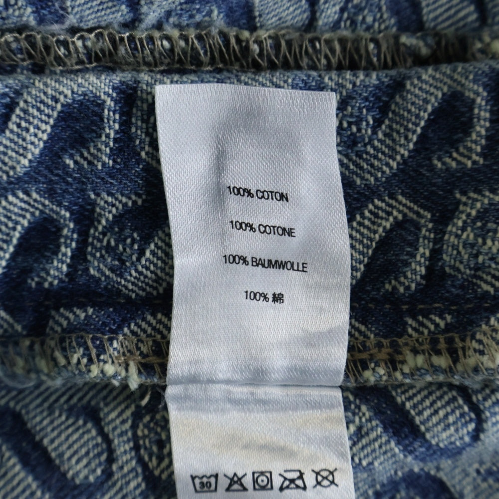 SUPREME(シュプリーム) 21AW Monogram Double Knee Painter Pant モノグラム ダブルニー デニム ペインター パンツ