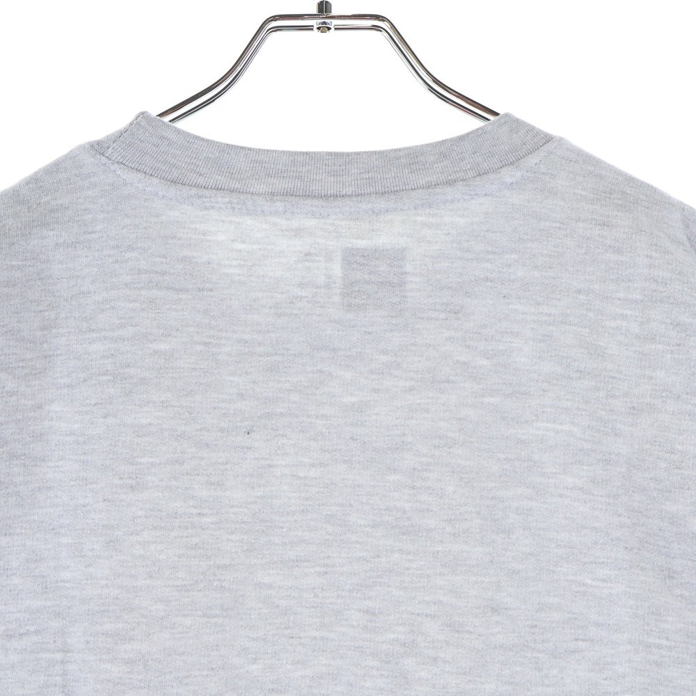 NO BRAND(ノーブランド) chocolate お散歩 ロゴ プリント クルーネックスウェットシャツ アッシュ