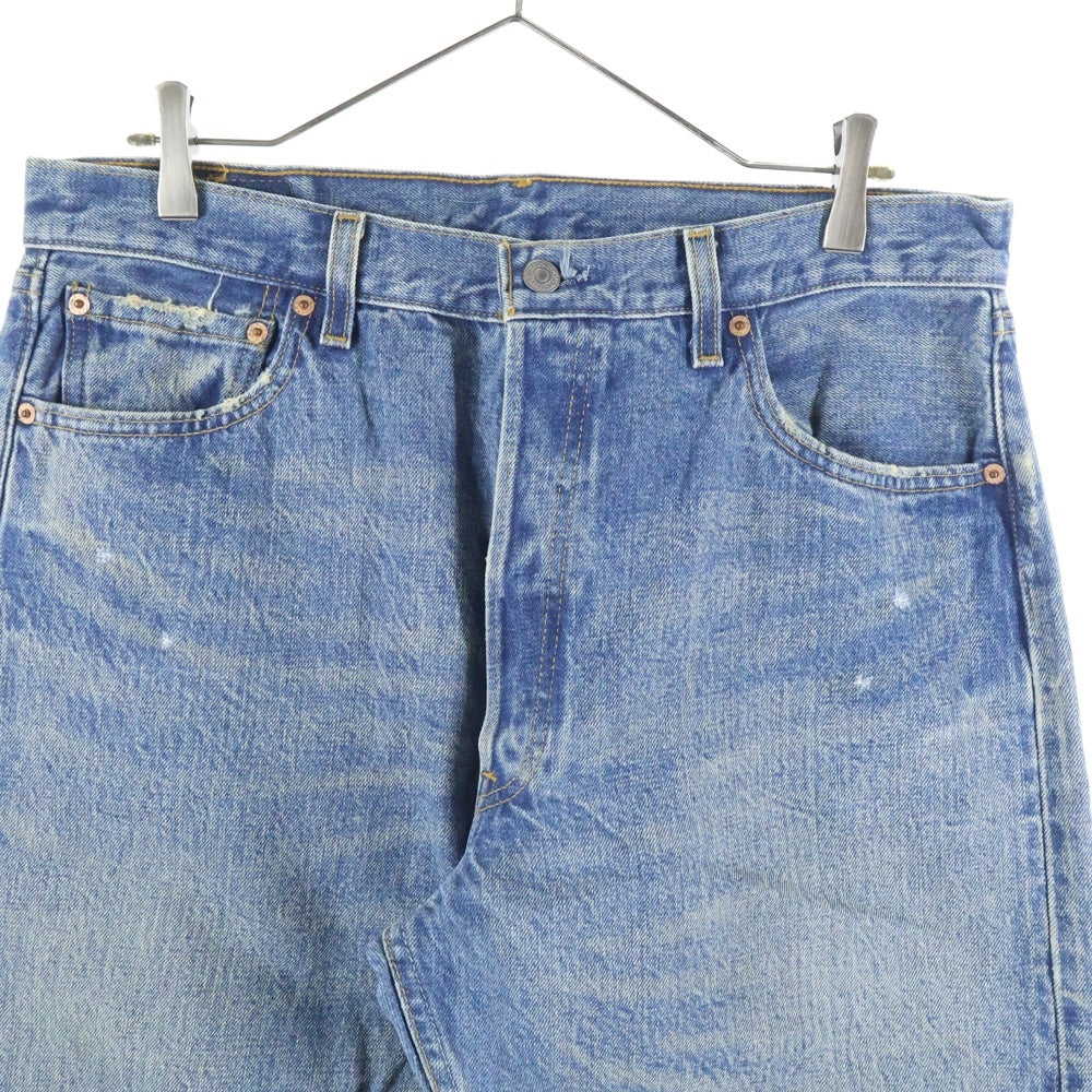 Levi's(リーバイス) 90s VINTAGE 501 ボタン裏555 USA製 紙パッチ ヴィンテージ ボタンフライデニムパンツ インディゴ