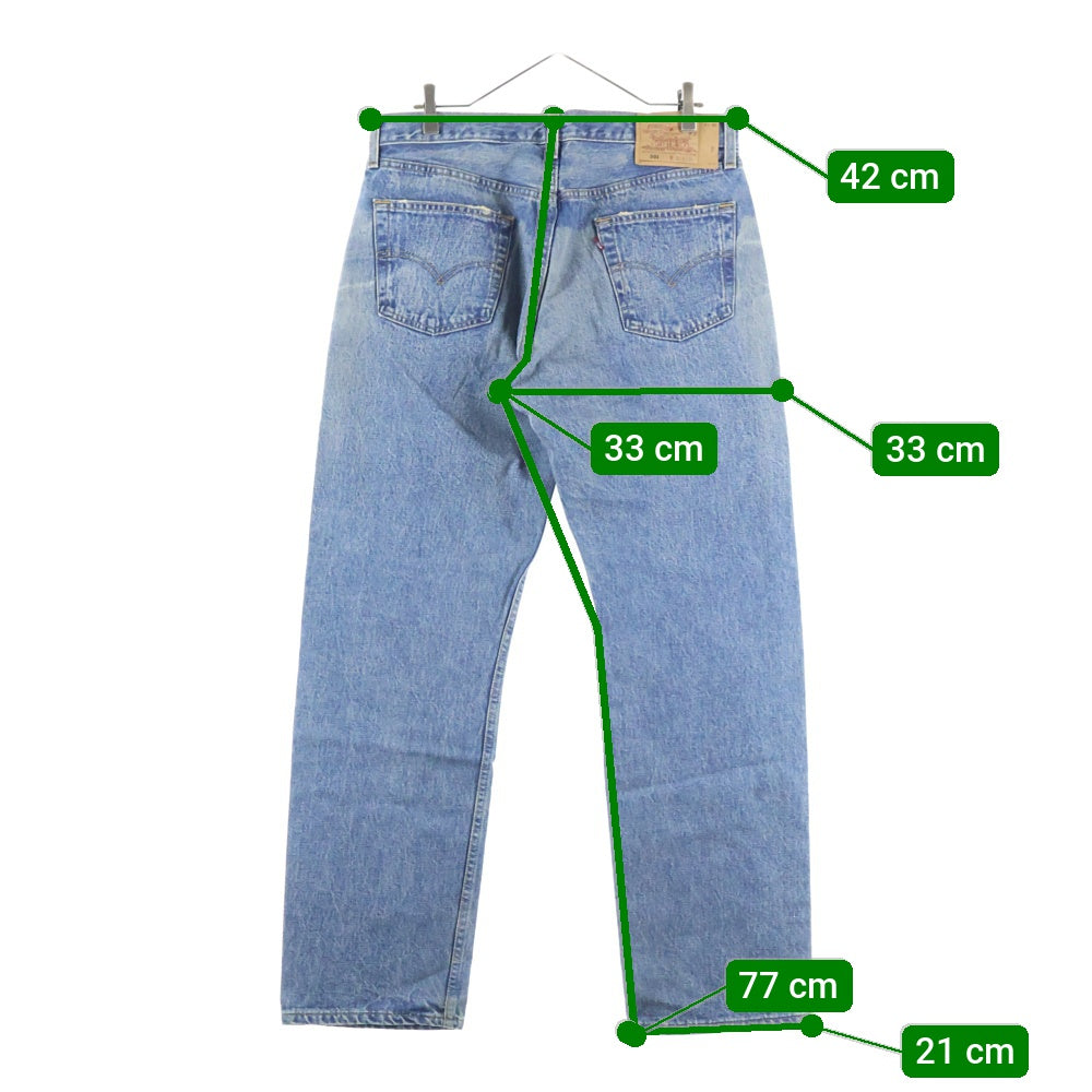 Levi's(リーバイス) 90s VINTAGE 501 ボタン裏555 USA製 紙パッチ ヴィンテージ ボタンフライデニムパンツ インディゴ