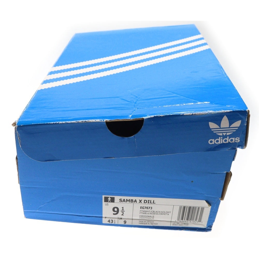 adidas(アディダス) × Fucking Awesome × Jason Dill SAMBA ファッキンオーサム ジェイソンディル サンバ ローカットスニーカー ホワイト/ブラック US9.5/27.5cm EG7673