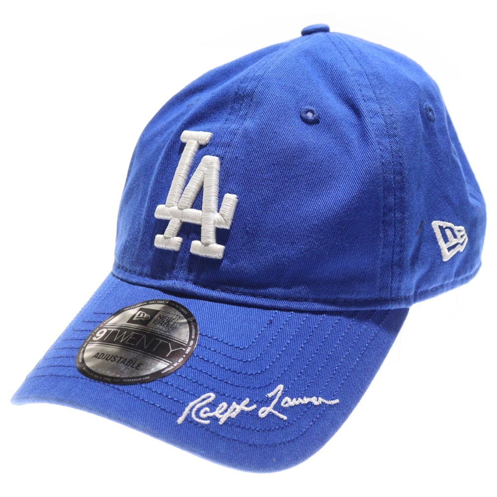 POLO RALPH LAUREN(ポロラルフローレン) × NEW ERA 9TWENTY BASE BALL CAP ニューエラ MLB コレクション ドジャース ロゴ刺繍 ベースボールキャップ ブルー MAPOHGS0J422147