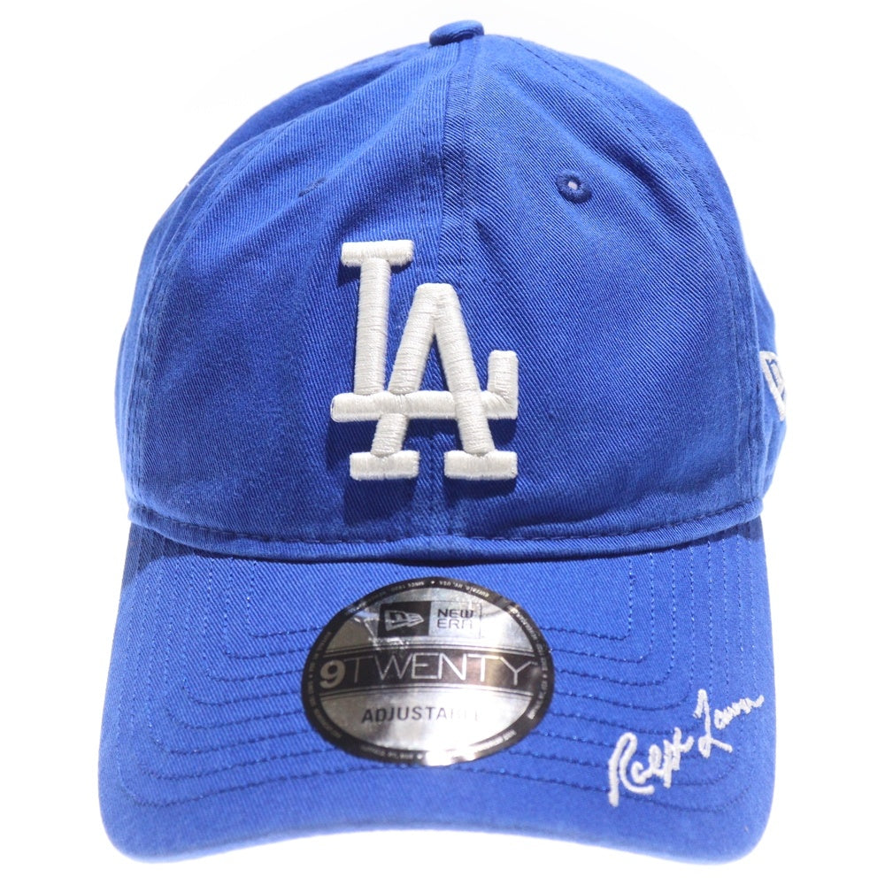 POLO RALPH LAUREN(ポロラルフローレン) × NEW ERA 9TWENTY BASE BALL CAP ニューエラ MLB コレクション ドジャース ロゴ刺繍 ベースボールキャップ ブルー MAPOHGS0J422147