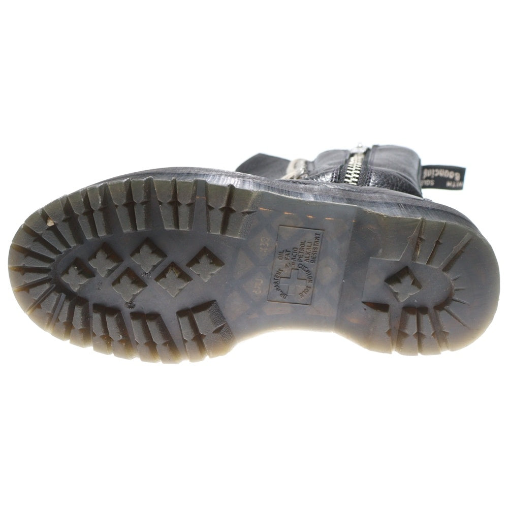 Rick Owens(リックオウエンス) ×DR.MARTENS 18 HOLE BOOTS ロングレースアップブーツ ブラック UK5/ 25cm 1918 RO