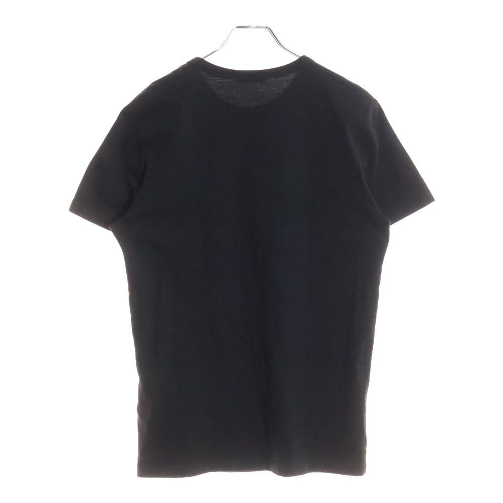 MONCLER(モンクレール) 20SS MAGLIA T-SHIRT ロゴパッチ付き クルーネック半袖Tシャツ カットソー ブラック E10918041850 8390T