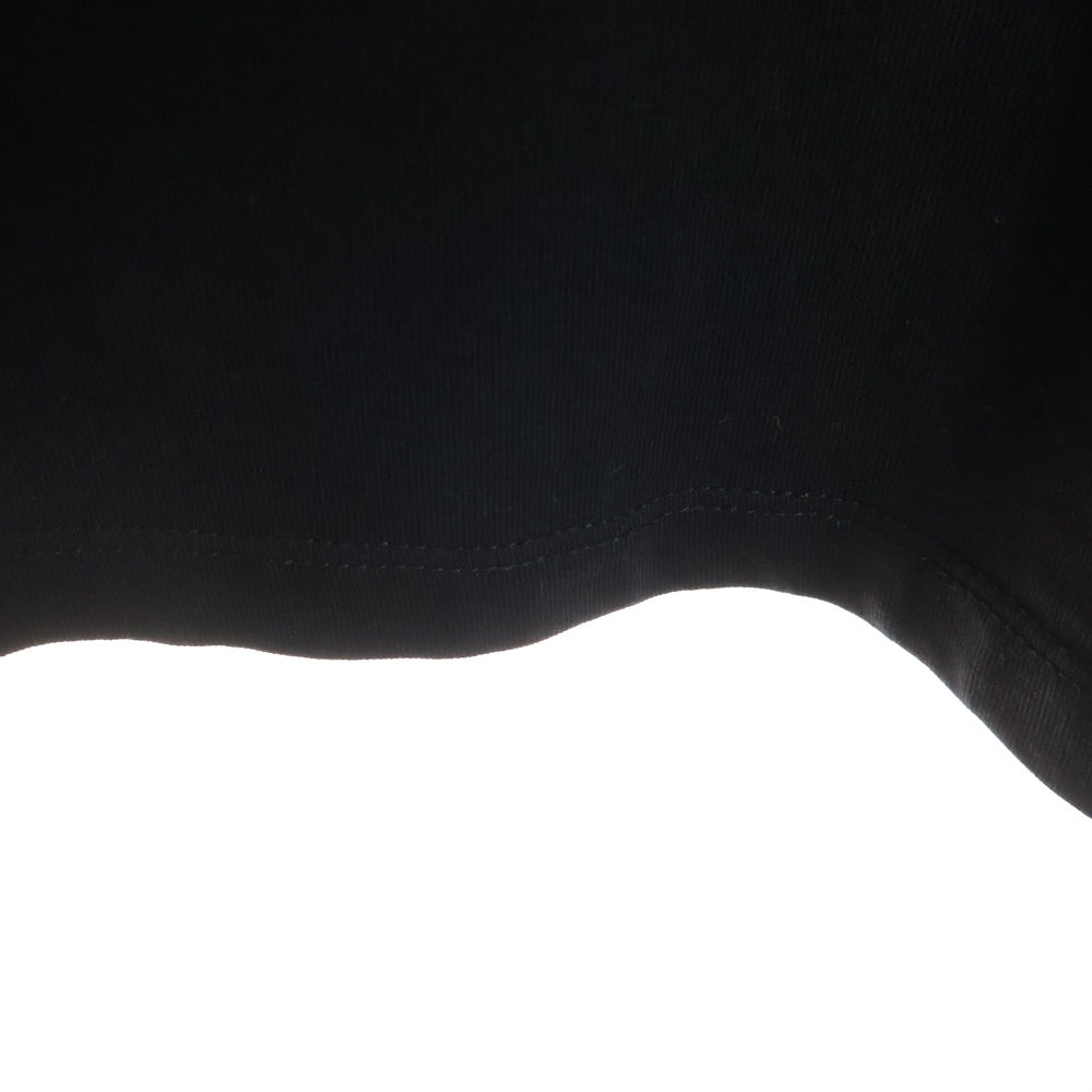 MONCLER(モンクレール) 20SS MAGLIA T-SHIRT ロゴパッチ付き クルーネック半袖Tシャツ カットソー ブラック E10918041850 8390T