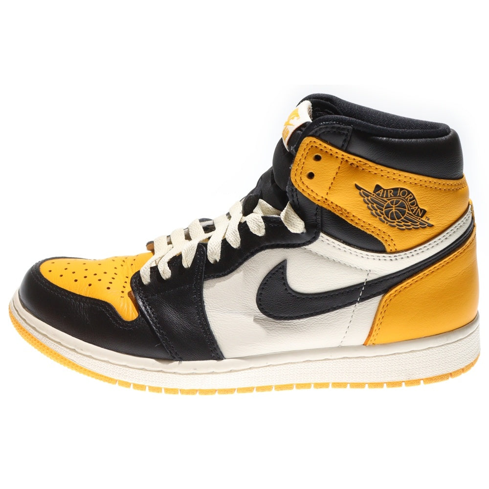 NIKE(ナイキ) AIR JORDAN 1 RETRO HIGH OG Taxi エアジョーダン 1 レトロ タクシー ハイカットスニーカー シューズ イエロー/ブラック US8/26cm 555088-711