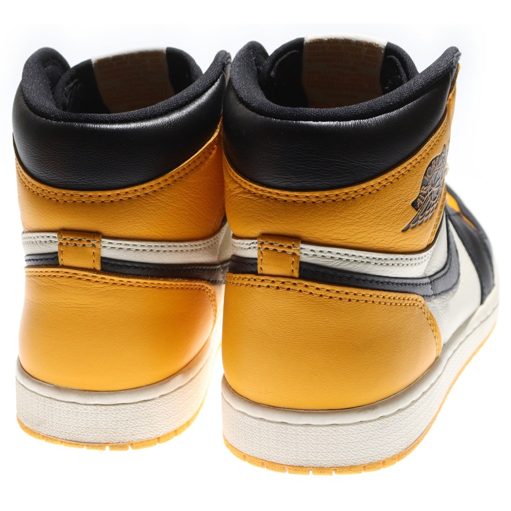 NIKE(ナイキ) AIR JORDAN 1 RETRO HIGH OG Taxi エアジョーダン 1 レトロ タクシー ハイカットスニーカー シューズ イエロー/ブラック US8/26cm 555088-711